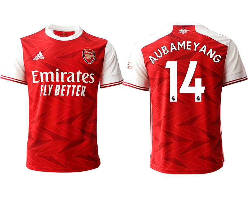 Men 2020-2021 club Arsenal home aaa version #14 red Soccer Jerseys
